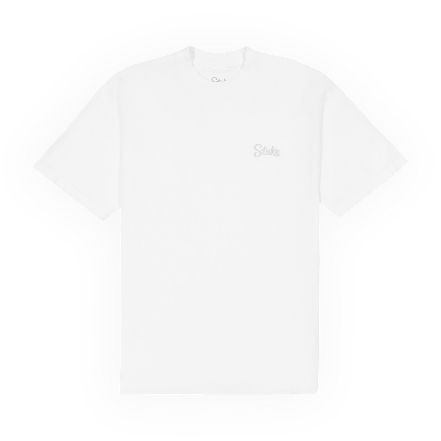 White on White Stake T-Shirt